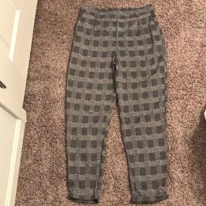 Gray/White dress pants